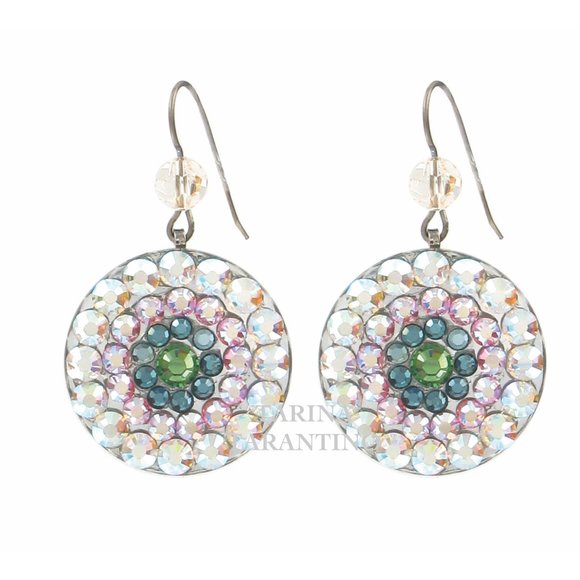MANDALA CRYSTAL EARRINGS - Picture 1 of 1
